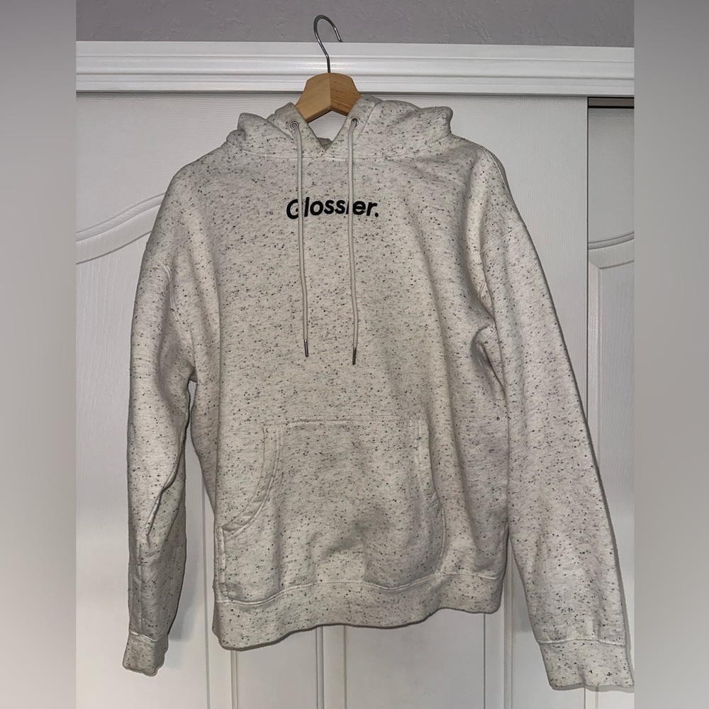 NWT Glossier Terrazzo hoodie Exclusive and rare